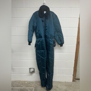 Sears Men's Ski & Snowboard Suit - Teal and Black
